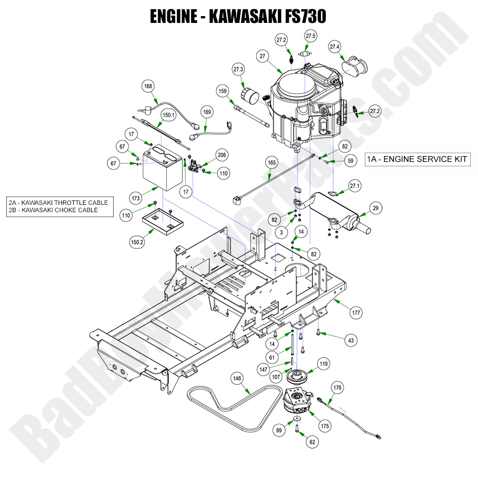 2023 Maverick - Engine - Kawasaki FS730V